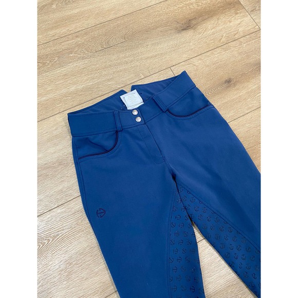 Halter Ego Equestrian Full Seat Breeches Size 28 Blue - Picture 3 of 8
